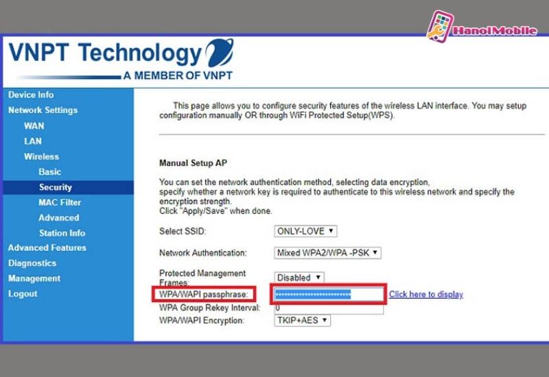 Cách đổi mật khẩu wifi mạng VNPT